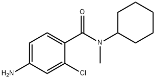 4-amino-2-chloro-N-cyclohexyl-N-methylbenzamide Structure