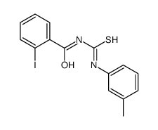 2-iodo-N-[(3-methylphenyl)carbamothioyl]benzamide结构式