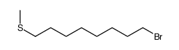 1-Bromo-8-(methylthio)octane structure