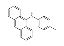 N-(4-ethylphenyl)anthracen-9-amine Structure