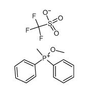 methoxy(methyl)diphenylphosphonium trifluoromethanesulfonate Structure