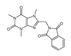 1,3,7-trimethyl-8-phthalimidomethyl-3,7-dihydro-purine-2,6-dione结构式