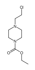 ethyl 4-(2-chloroethyl)piperazine-1-carboxylate结构式