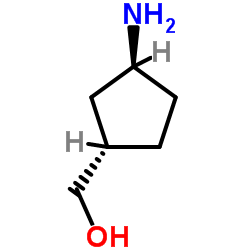 [(1S,3S)-3-aminocyclopentyl]methanol结构式