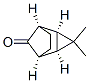Tricyclo[3.2.1.0(2,4)]octan-8-one, 3,3-dimethyl-, (1alpha,2alpha,4alph a,5alpha)-结构式