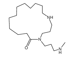 5-[3-(Methylamino)propyl]-1,5-diazacyploheptadecan-6-one Structure