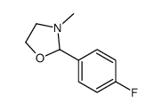 2-(p-Fluorophenyl)-3-methyloxazolidine Structure