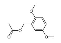 2,5-dimethoxybenzyl acetate结构式