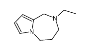 1H-Pyrrolo[1,2-a][1,4]diazepine,2-ethyl-2,3,4,5-tetrahydro-(9CI) Structure