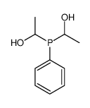 1-[1-hydroxyethyl(phenyl)phosphanyl]ethanol Structure