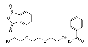 2-benzofuran-1,3-dione,benzoic acid,2-[2-(2-hydroxyethoxy)ethoxy]ethanol结构式