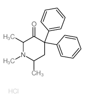 1,2,6-trimethyl-4,4-diphenyl-piperidin-3-one Structure