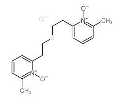 Pyridine,2,2'-(thiodi-2,1-ethanediyl)bis[6-methyl-, 1,1'-dioxide, dihydrochloride (9CI)结构式