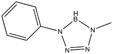 1-Methyl-4-phenyl-4,5-dihydro-1H-tetrazaborole structure