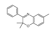 2,2,6-trimethyl-3-phenyl-1,4-benzoxazine Structure