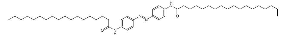 N-[4-[[4-(octadecanoylamino)phenyl]diazenyl]phenyl]octadecanamide结构式