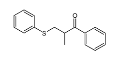 α-methyl-β-phenylmercapto propiophenone Structure