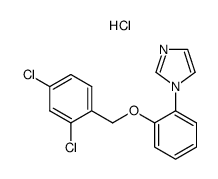 (2,4-Dichlorobenzyl)-[2-(1-imidazolyl)-phenyl]-ether, hydrochloride结构式