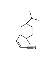 (E)-3-[(1R,2S,5S)-2-methyl-5-propan-2-ylcyclohexyl]prop-2-enenitrile Structure