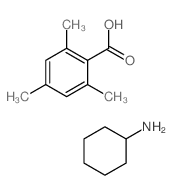 cyclohexanamine; 2,4,6-trimethylbenzoic acid structure