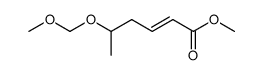 methyl (E)-5-(methoxymethoxy)hex-2-enoate Structure