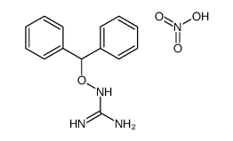 2-benzhydryloxyguanidine,nitric acid结构式