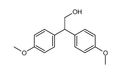 2,2'-bis-(4-methoxyphenyl)-ethanol Structure