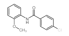 4-chloro-N-(2-methoxyphenyl)benzamide structure