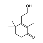 3-(2-hydroxyethyl)-2,4,4-trimethylcyclohex-2-en-1-one结构式