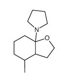 1-(4-methylhexahydrobenzofuran-7a(2H)-yl)pyrrolidine结构式