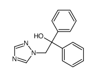 1,1-Diphenyl-2-(1H-1,2,4-triazol-1-yl)ethanol结构式