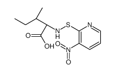 N-(3-NITRO-2-PYRIDINESULFENYL)-L- ISOLEU CINE结构式