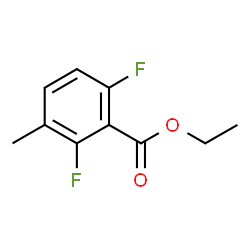 Benzoic acid, 2,6-difluoro-3-methyl-, ethyl ester (9CI) Structure