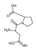 (2S)-1-[(2S)-2,4-diamino-4-oxobutanoyl]pyrrolidine-2-carboxylic acid Structure