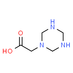 1,3,5-Triazine-1(2H)-aceticacid,tetrahydro-(9CI)结构式