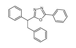 2-(1,2-diphenylethyl)-5-phenyl-1,3,4-oxadiazole Structure