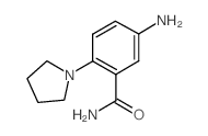 5-Amino-2-pyrrolidin-1-yl-benzamide结构式