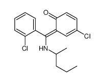 (6Z)-4-chloro-6-[(2-chlorophenyl)-(pentan-2-ylamino)methylidene]cyclohexa-2,4-dien-1-one结构式