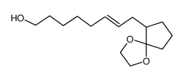 6-(8-hydroxy-2-octenyl)-1,4-dioxaspiro[4.4]nonane结构式