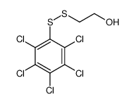 2-[(2,3,4,5,6-pentachlorophenyl)disulfanyl]ethanol结构式