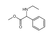 methyl 2-(ethylamino)-2-phenyl-acetate结构式