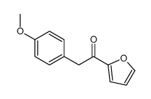 1-(furan-2-yl)-2-(4-methoxyphenyl)ethanone结构式