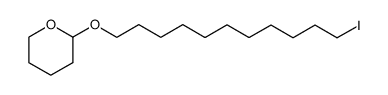 2-[(11-iodoundecyl)oxy]tetrahydro-2H-pyran结构式