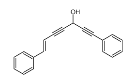 1,7-diphenylhept-6-en-1,4-diyn-3-ol结构式