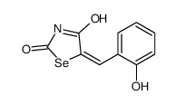 (5E)-5-[(2-hydroxyphenyl)methylidene]-1,3-selenazolidine-2,4-dione Structure