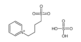 N-磺酸丁基吡啶硫酸氢盐结构式