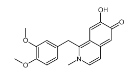 1-[(3,4-dimethoxyphenyl)methyl]-7-hydroxy-2-methyl-2H-isoquinolin-6-one结构式