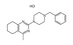 2-(4-Benzyl-piperazin-1-yl)-4-methyl-5,6,7,8-tetrahydro-quinazoline; hydrochloride结构式