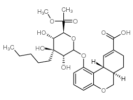 (6aR,10aR)-9-Carboxy-6a,7,8,10a-tetrahydro-6,6-dimethyl-3-pentyl-6H-dibenzo[b,d]pyran-1-yl-D-Glucopyranosiduronic Acid picture