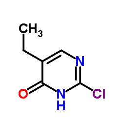 2-Chloro-5-ethyl-4(3H)-pyrimidinone Structure